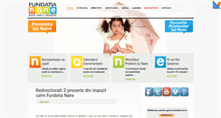 Desktop Screenshot of fundatianane.ro